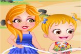 Baby Hazel Beach Party game