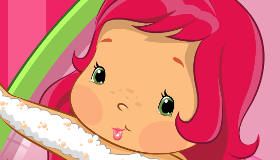 play Bath Time With Strawberry Shortcake