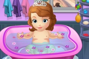 play Sofia The First Bathing