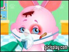 play Cute Bunny Face Injury