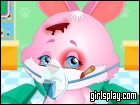 play Cute Bunny Face Injury