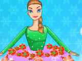 play Frozen Princess Gown Cake Decor