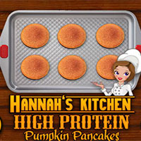 play High Protein Pumpkin Pancakes