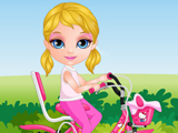 play Baby Barbie Bicycle Ride