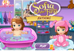 play Sofia The First Bathing