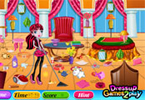 play Draculaura Mansion Cleaning