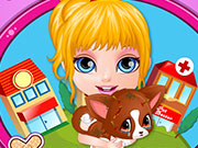 play Baby Barbie Injured Pet