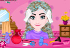 play Frozen Lazy Anna Haircut