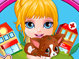 play Baby Barbie Injured Pet