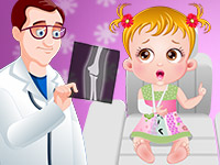 play Baby Hazel Hand Fracture Kissing
