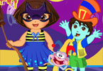 play Dora Prepare Halloween