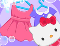 play Hello Kitty Laundry Day