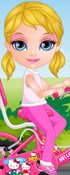 play Baby Barbie Bicycle Ride