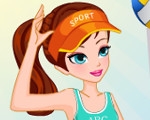 play Summer Beach Volleyball