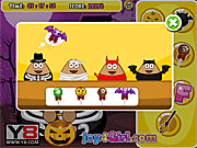 play Pou Halloween Slacking