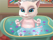 play Talking Angela Bathing