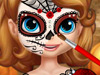 play Sofia Halloween Face Art