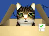 play Cat Box Bowling