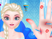 play Doctor Frozen Elsa Hand