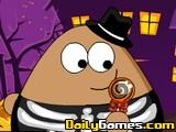 play Pou Halloween Slacking