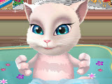 play Talking Angela Bathing