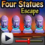 play G4K Four Statues Escape Game Walkthrough