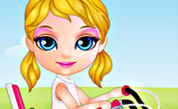 play Baby Barbie Bicycle Ride