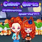 play Color Girls Halloween Hairstyles