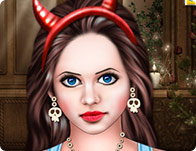 play Halloween Girl Makeover