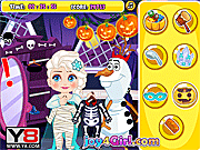 play Elsa Halloween Slacking