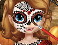 play Sofia Halloween Face Art