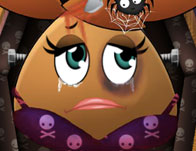 play Pou Girl Halloween Emergency