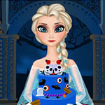 play Elsa Halloween Cake