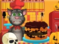 play Talking Tom Cooking Halloween Cake