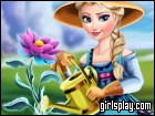 play Elsa Ice Flower