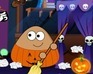 play Pou Halloween Cleanup