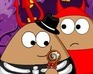 play Pou Halloween Slacking