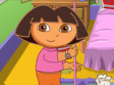 play Dora Clean Room