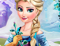 play Elsa Ice Flower