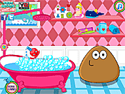 play Pou Girl Bathing Day