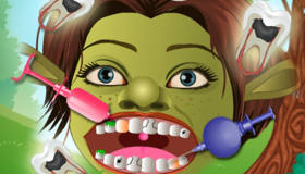 play Green Monster Dentist Care