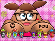 play Pou Girl Manicure