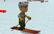 play Ski Sim Cartoon