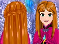 play Frozen Anna Waterfall Braids