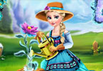 play Elsa Ice Flower