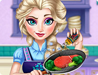 play Elsa Real Cooking