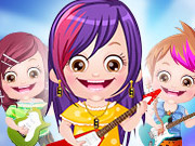 play Baby Hazel Rockstar Dressup