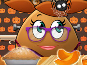 play Pou Girl Pumpkin Pie Kissing