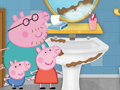 play Peppa Pig Cleaning Bathroom