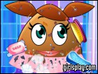 play Messy Pou Girl
